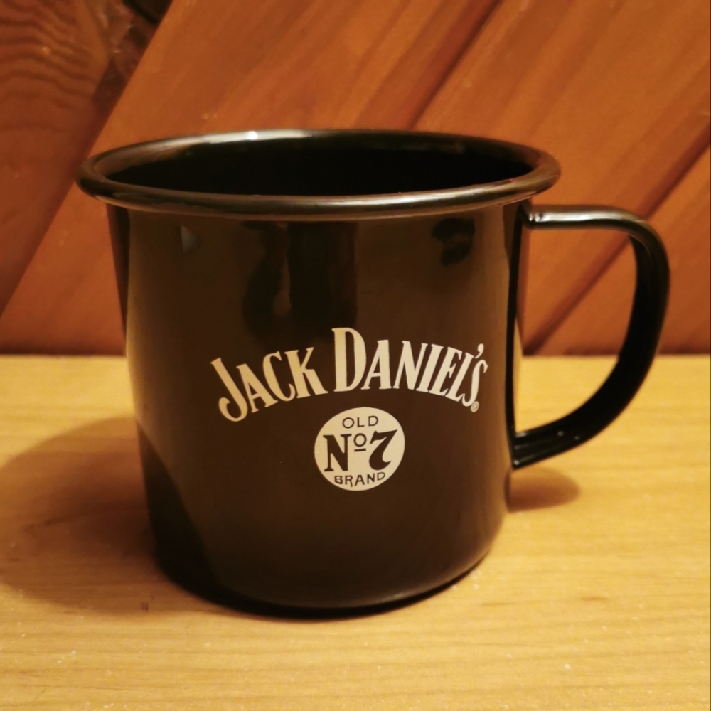 Jack Daniels Old No 7 Brand Enamel Cup